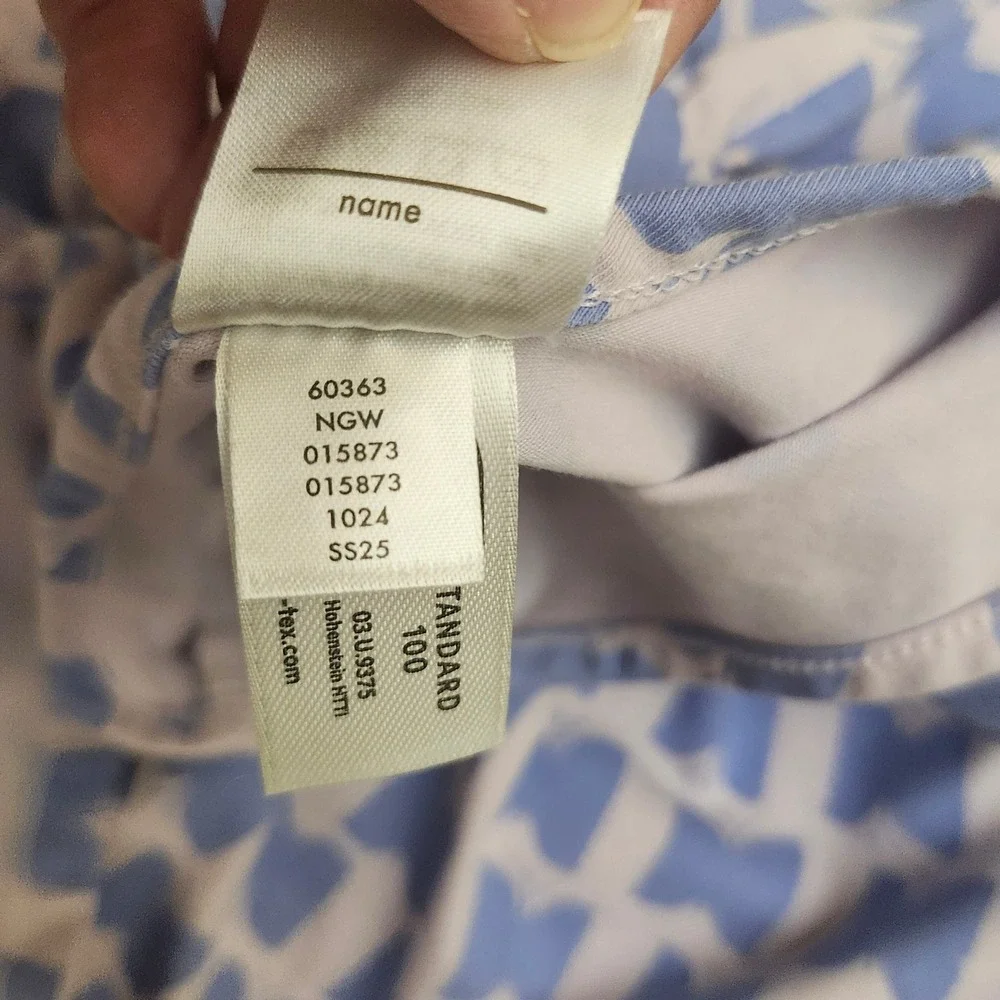 Hanna Andersson Kids 2T Blue Butterfly Print Pocket Play Dress Whimsical Organic